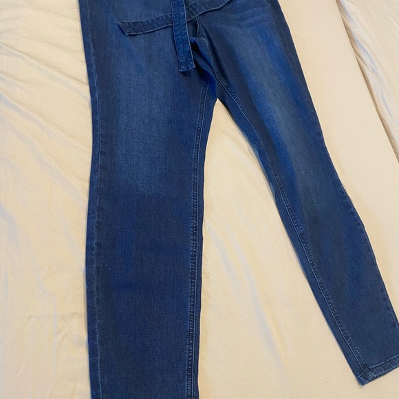 NWOT Fashion to Figure high waist jean, with self tie. Size 16W - Picture 7 of 12
